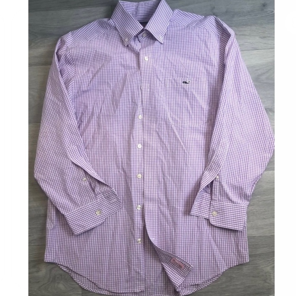 Mens Vineyard Vines Small Long Sleeve Button Down